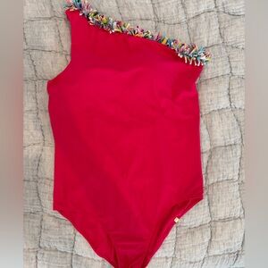 summersalt Hot Pink Confetti One-Piece Swimsuit